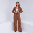 Kit com 4 Conjuntos Femininos de Inverno em Malha Ribana | ÚLTIMAS UNIDADES