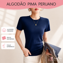 Leve 5 Blusinhas Femininas de Malha Peruana | Conforto e Elegância