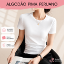 Leve 5 Blusinhas Femininas de Malha Peruana | Conforto e Elegância