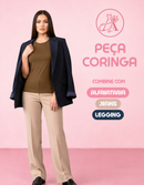 Kit com 4 Blusas Femininas Suplex | T-Shirt Básica, Casual e Versátil