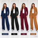 Kit com 4 Conjuntos Femininos de Inverno em Malha Ribana | ÚLTIMAS UNIDADES