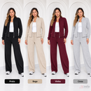 Kit com 4 Conjuntos Femininos de Inverno em Malha Ribana | ÚLTIMAS UNIDADES