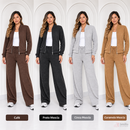 Kit com 4 Conjuntos Femininos de Inverno em Malha Ribana | ÚLTIMAS UNIDADES